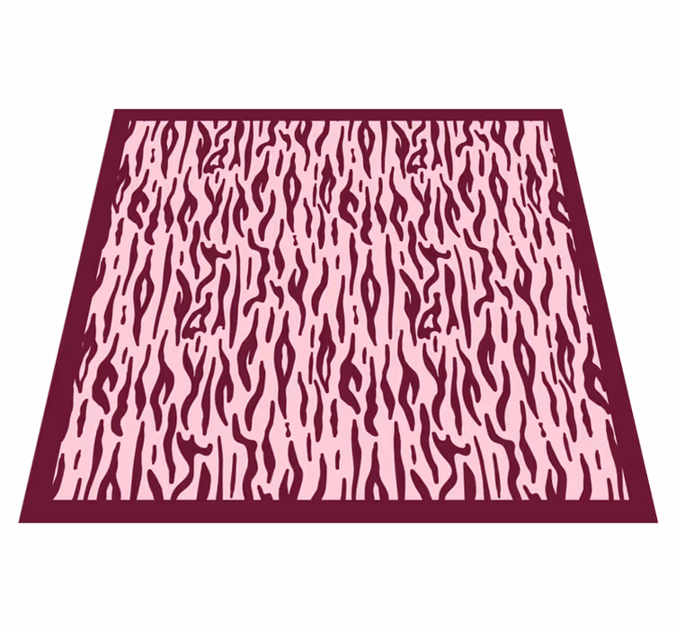 Alfombra vinílica animal print patrones de animales feroces - TenVinilo