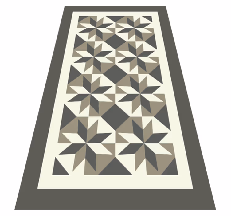 Alfombras de vinilo de azulejos Estrellas de beija - TenVinilo