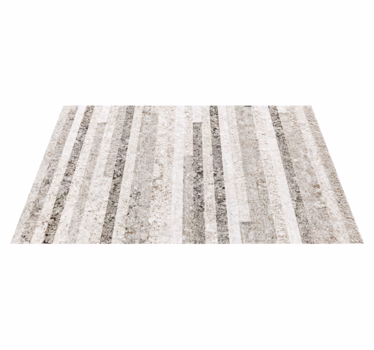 Alfombra vinílica vintage Raya de mármol - TenVinilo
