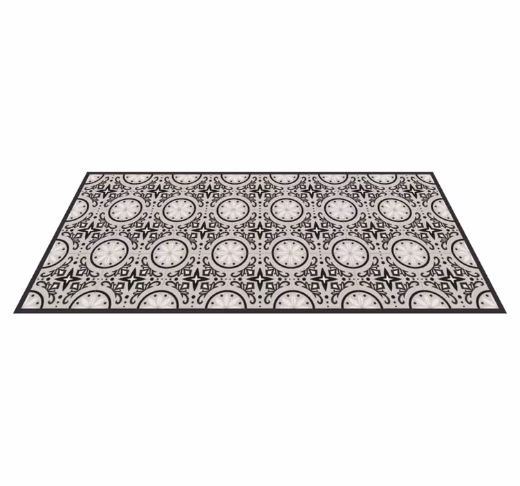 Alfombras vinílica hidráulica jardín Barcelona - TenVinilo