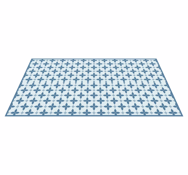 Alfombra vinílica comedor moderna ensanche - TenVinilo
