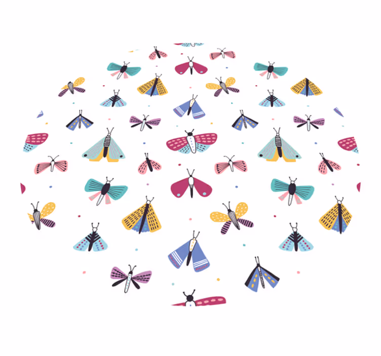 Aflombra vinílica animales Mariposas volando - TenVinilo