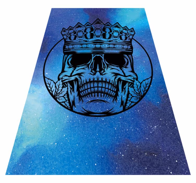 Alfombras vinílicas juvenils Corona de galaxia hipster - TenVinilo