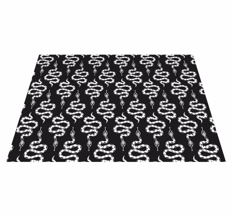 Alfombra vinílica animal print Patrón de serpientes - TenVinilo