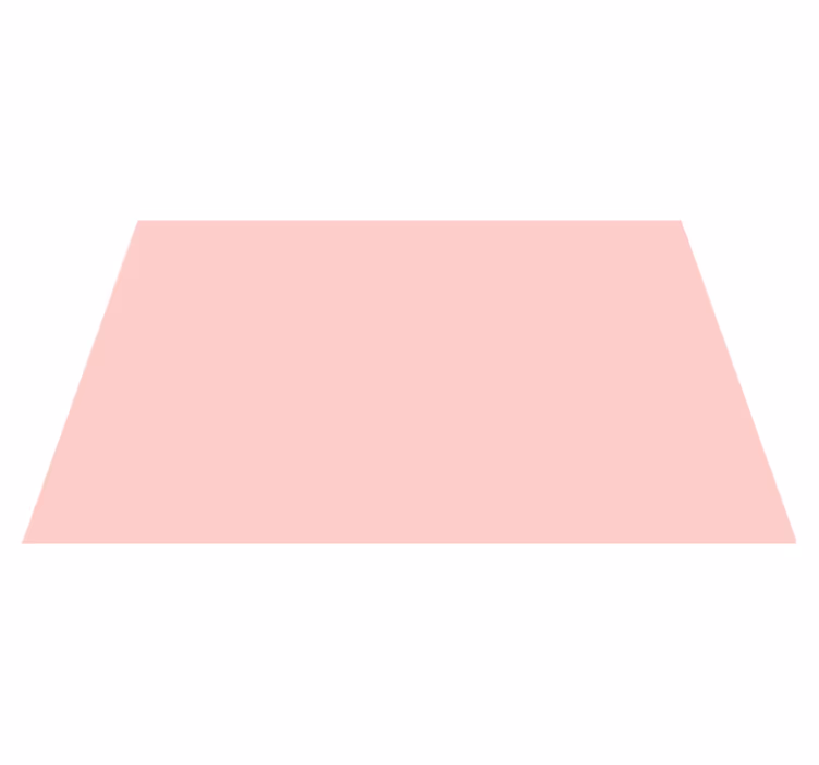 Alfombra vinílica rectangular rosa - TenVinilo