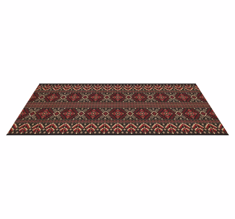 Alfombra de vinilo étnica Zareen tradicional - TenVinilo
