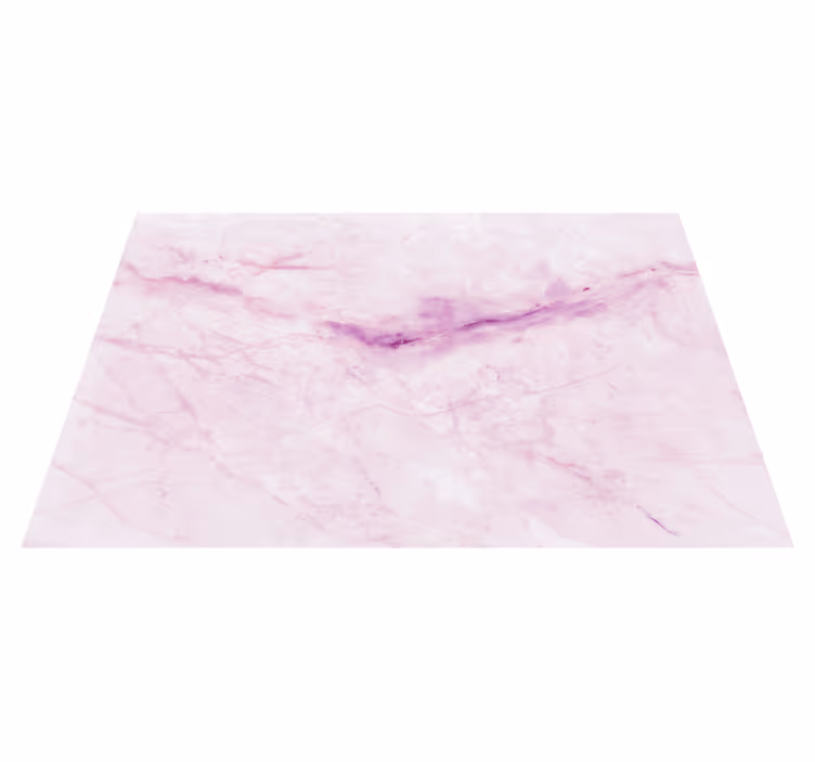 Alfombra vinílica imitación mármol vetas rosas suaves - TenVinilo