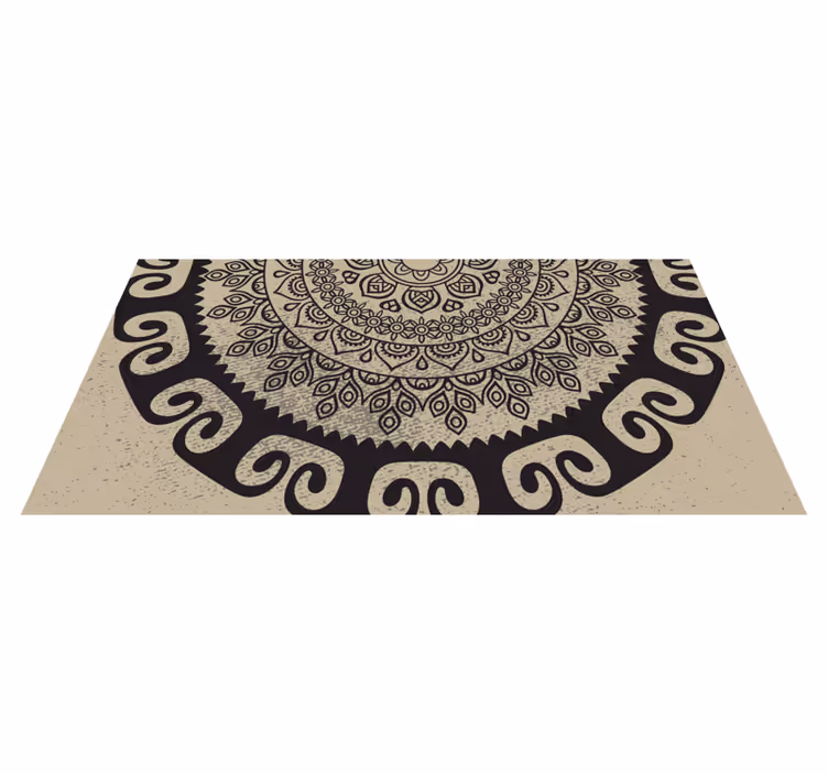 Alfombra vinílica vintage Loribaft diseño vintage - TenVinilo