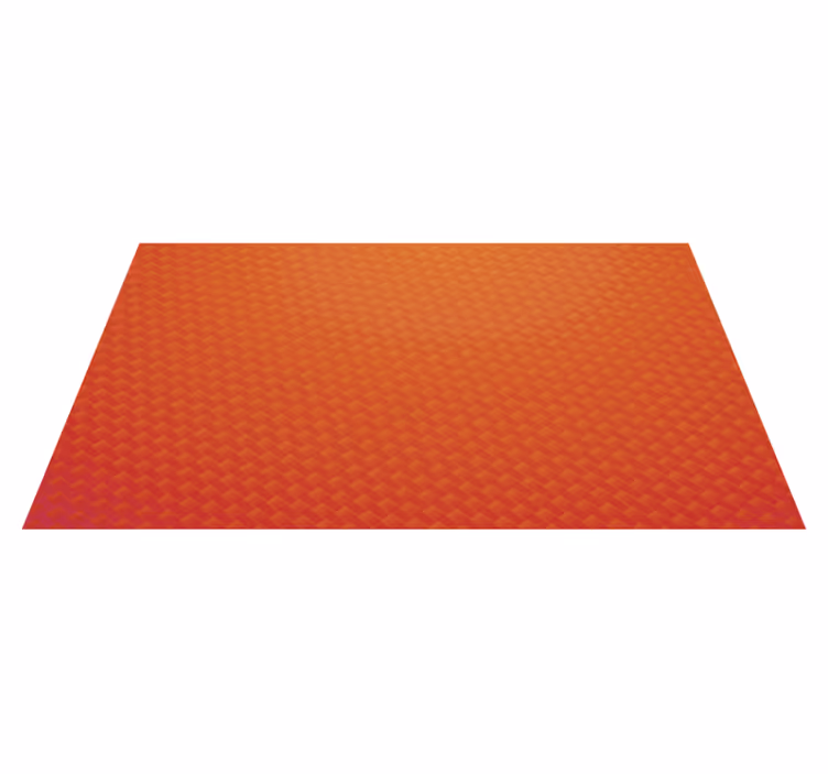 Alfombra vinílica imitación efecto naranja vibrante - TenVinilo
