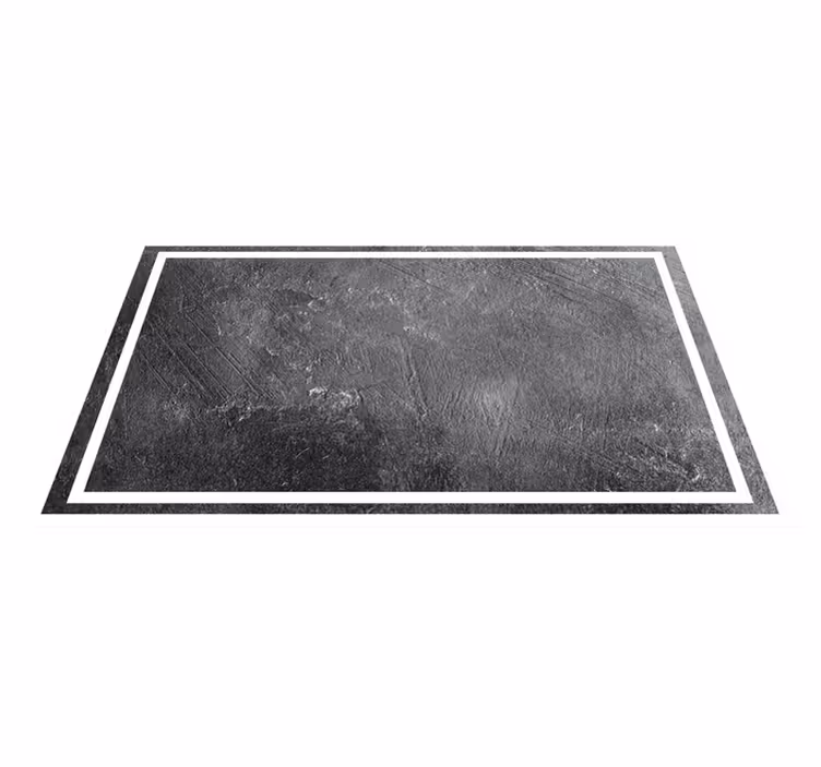 Alfombra vinílica hidráulica Textura de mármol gris oscuro - TenVinilo