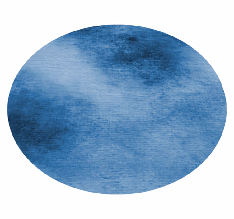 Alfombra vinílica recibidor remolino azul profundo - TenVinilo