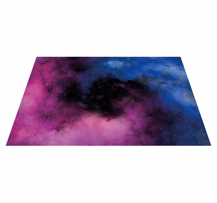 Alfombra vinílica de estrellas cielo nocturno cósmico - TenVinilo