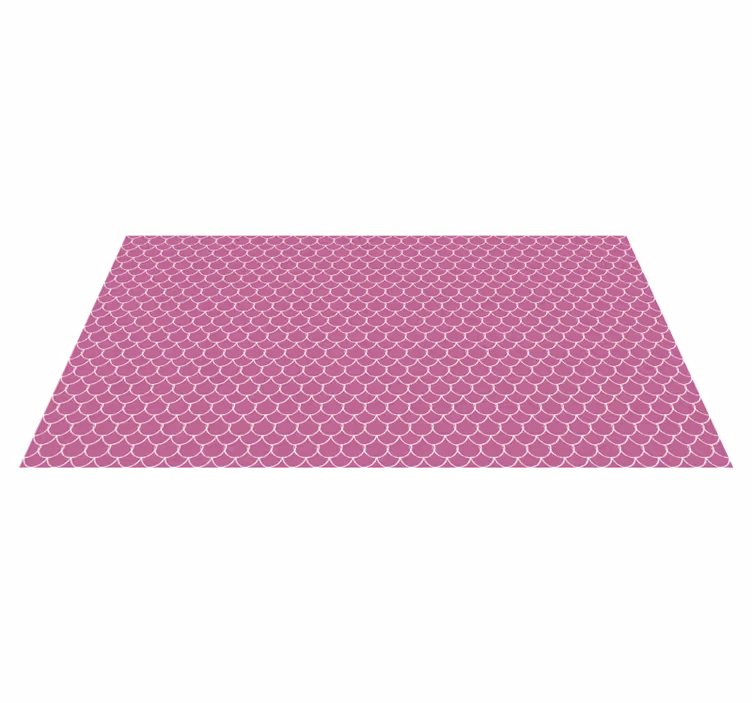 Alfombra vinílica animal print en tonos rosa scallop - TenVinilo