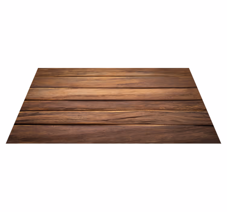 Alfombra vinílica salón Tablones horizontales de madera - TenVinilo