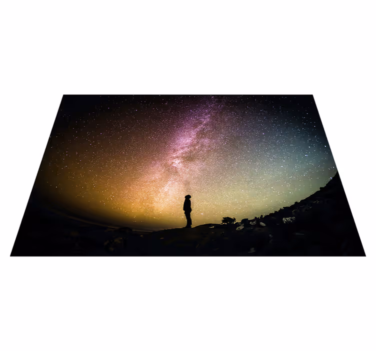 Alfombra vinílica naturaleza paisaje celestial - TenVinilo