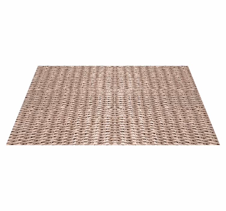 Alfombra de vinilo étnica textura de caña - TenVinilo