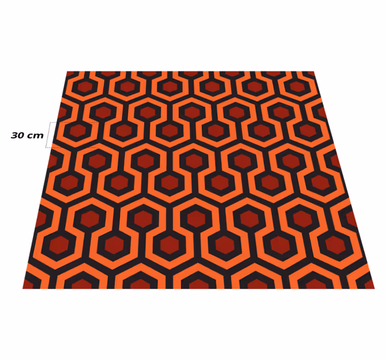 Alfombra de vinilo geométrica - TenVinilo