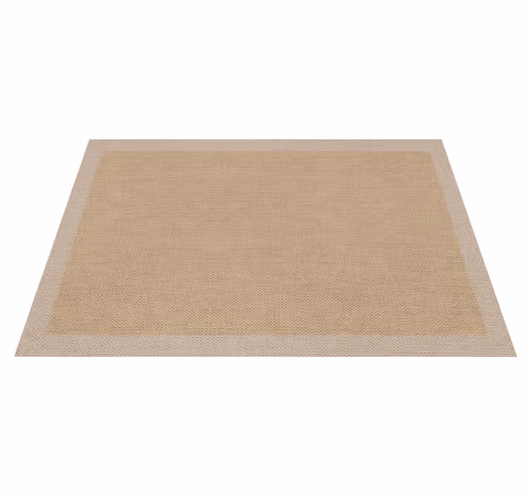 Alfombra PVC minimalista teplón beige - TenVinilo