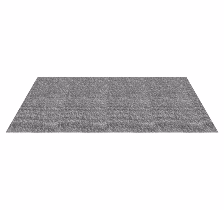 Alfombra vinilo moderna tejido monocolor gris - TenVinilo