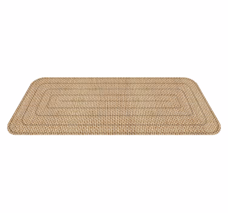 Alfombra PVC vinilo efecto textura de yute - TenVinilo