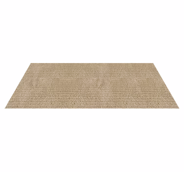 Alfombra vinilo moderna tejido monocolor beige - TenVinilo