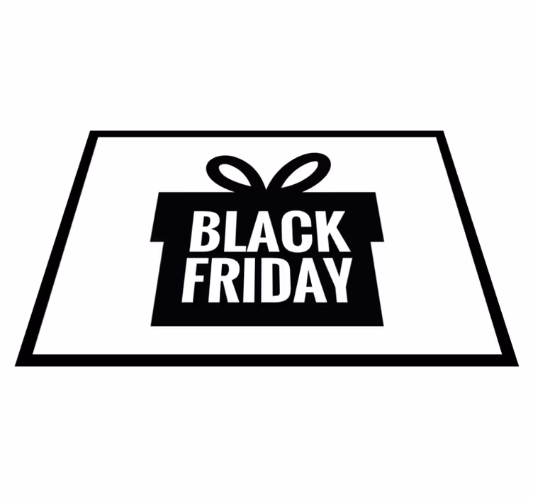 Alfombra vinilo caja de regalo Black Friday - TenVinilo