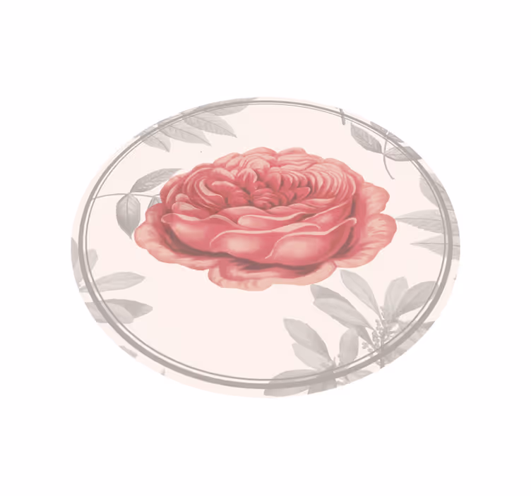 Alfombra vinilo salón rosa rosada - TenVinilo