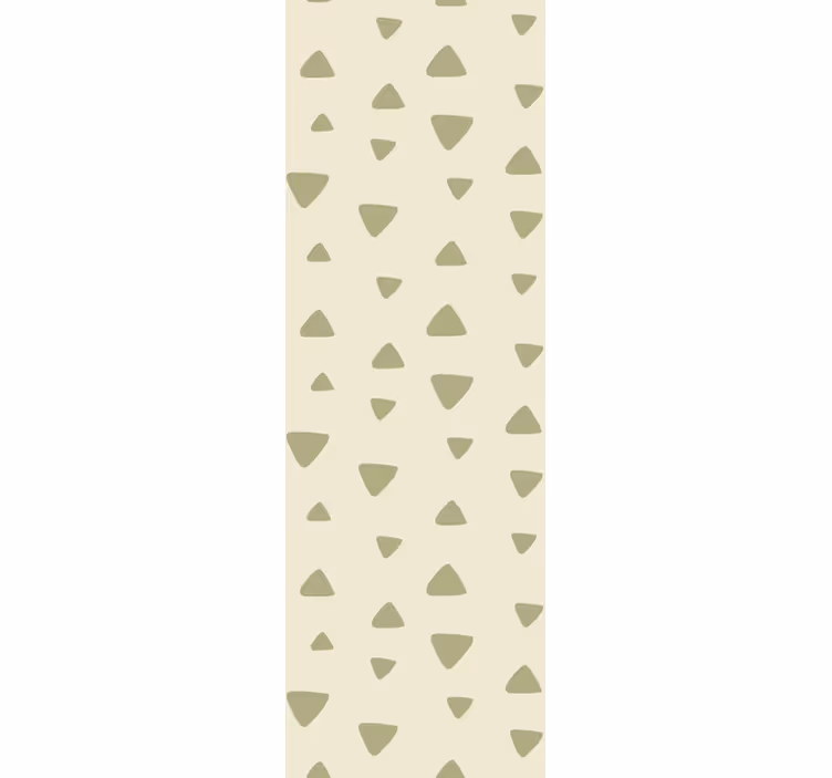 Papel mural triángulos patrón beige simple - TenVinilo