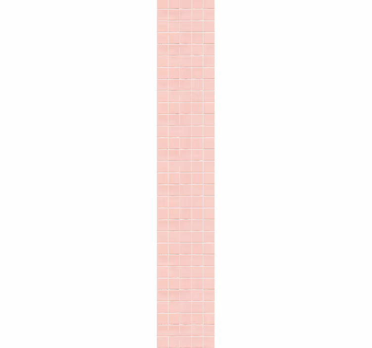 Papel mural azulejos patrón de mosaico rosa - TenVinilo