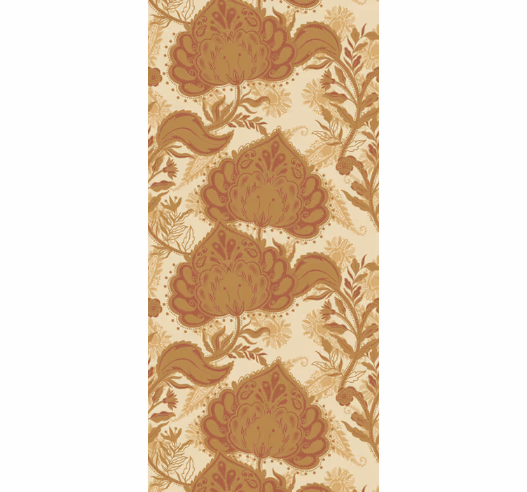 Papel mural floral diseño inspirado en la naturaleza - TenVinilo