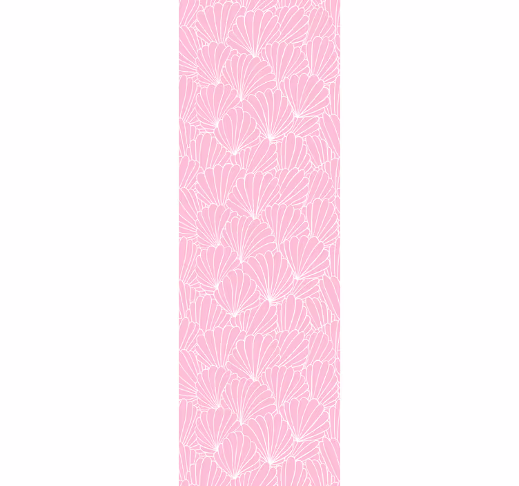 Papel mural floral patrones de pétalos suaves - TenVinilo