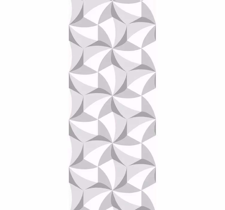 Papel mural geométrico formas grises elegantes - TenVinilo