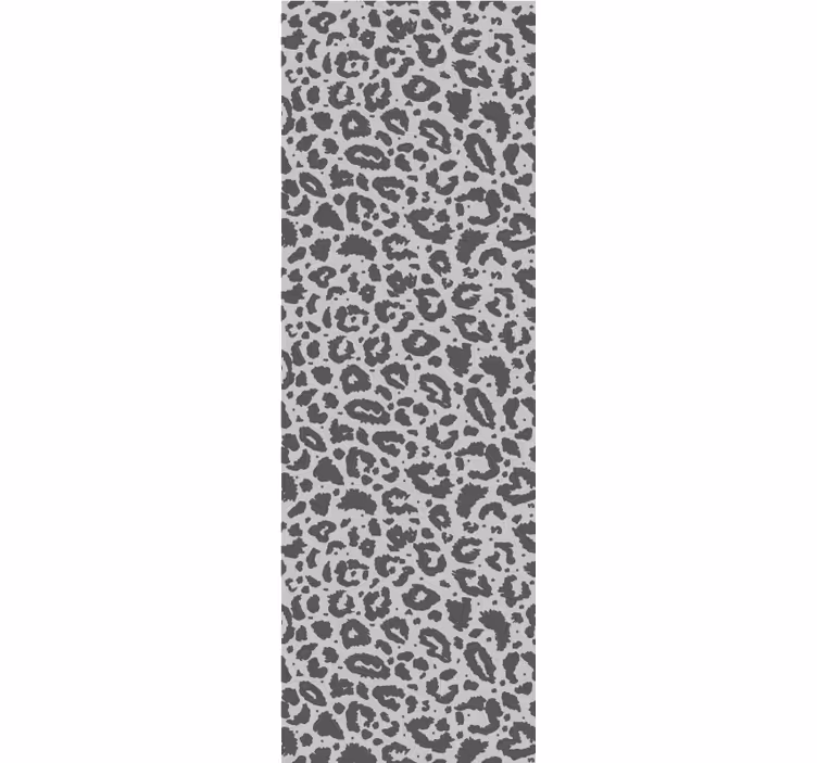 Papel mural leopardos estilo de impresión gris - TenVinilo