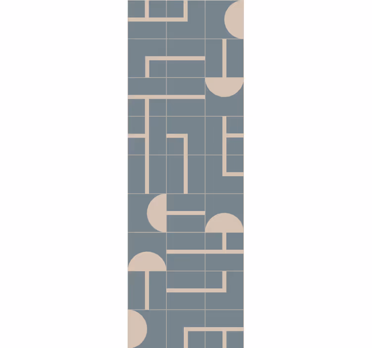 Papel mural geométrico formas elegantes de color beige - TenVinilo