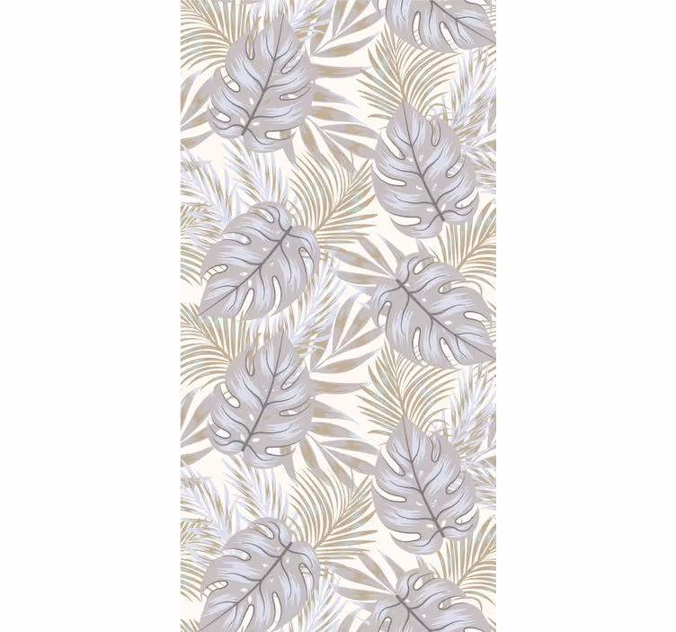 Papel mural hojas elegante motivo de monstera - TenVinilo