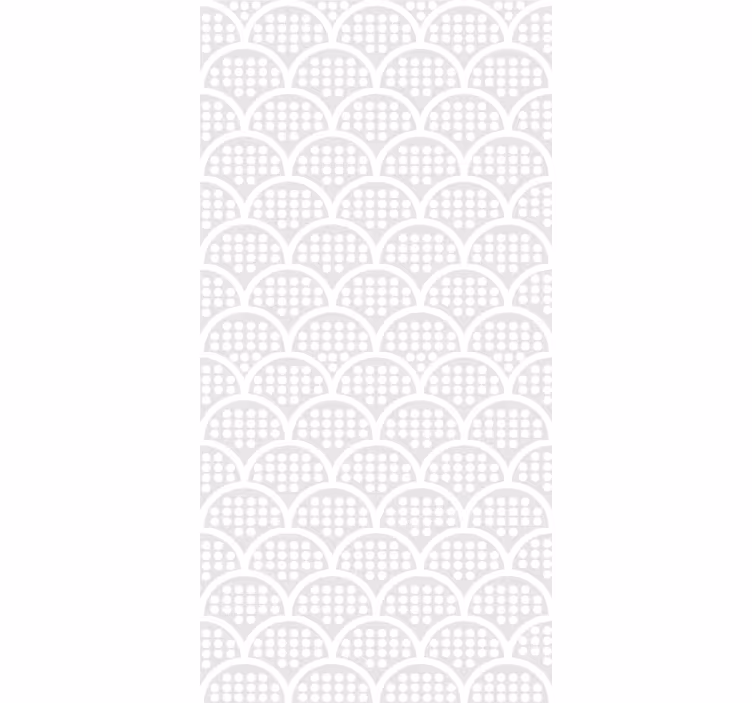 Papel mural dormitorio matrimonio patrón elegante gris curvo - TenVinilo