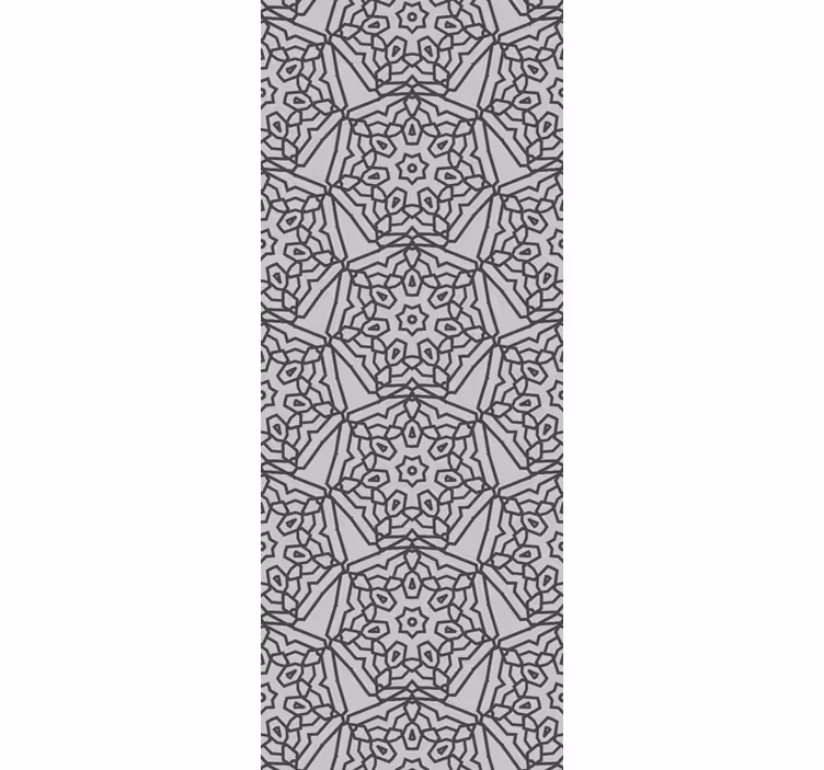Papel mural ornamental diseño con patrones intrincados - TenVinilo