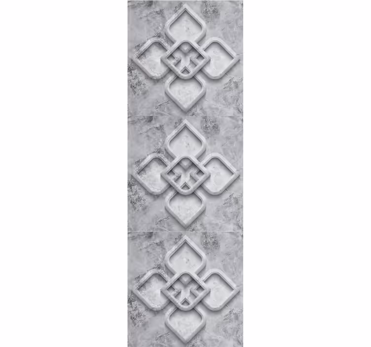 Papel mural piedra elegante motivo geométrico - TenVinilo