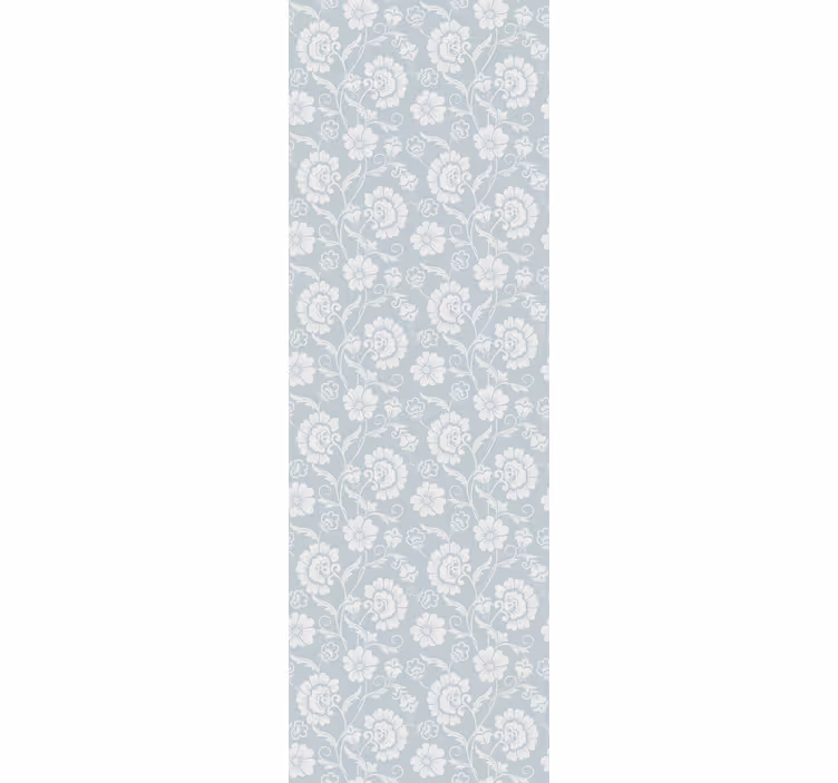 Papel mural floral patrón de vid en flor - TenVinilo