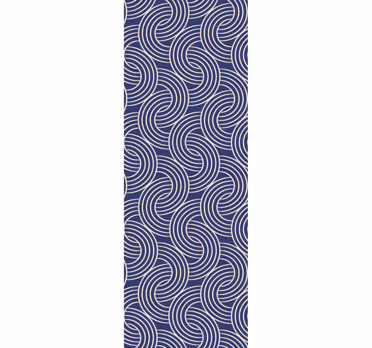 Papel mural geométrico elegantes ondas espirales - TenVinilo