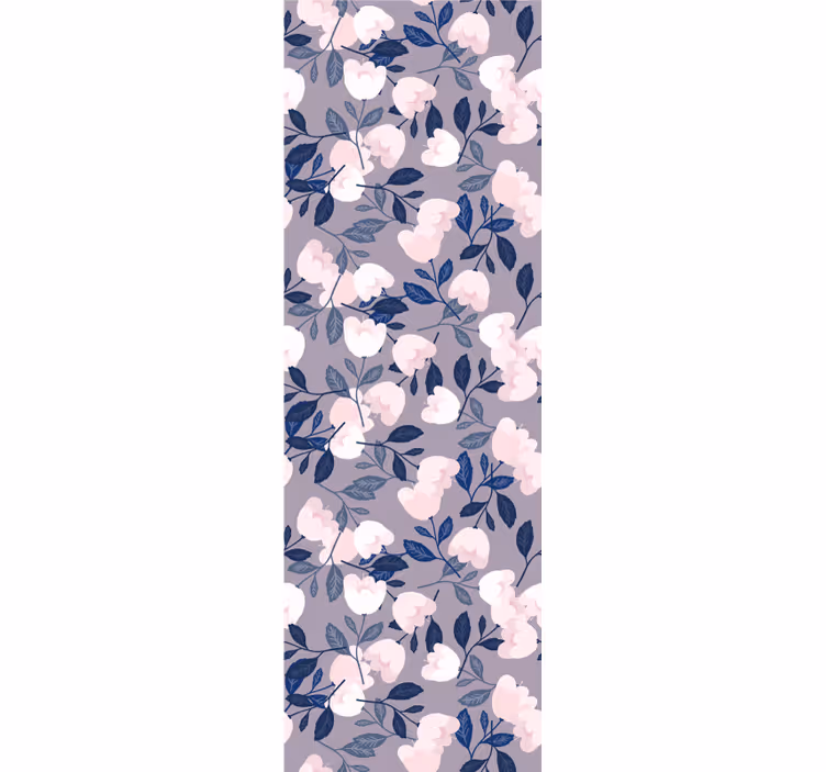Papel mural floral patrón de floración - TenVinilo
