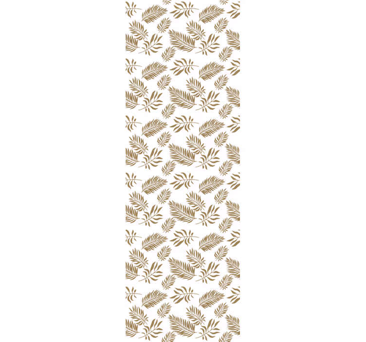 Papel mural floral arreglo de vegetación tropical - TenVinilo
