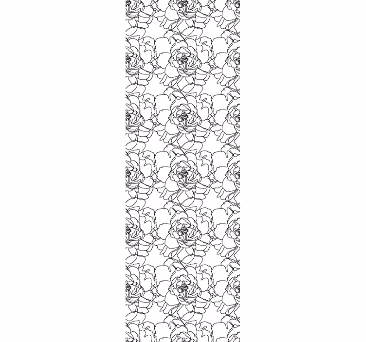 Papel mural floral elegante floración de flores - TenVinilo