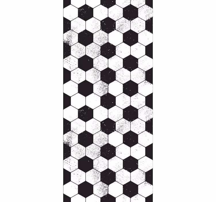 Papel mural geométrico formas hexagonales - TenVinilo
