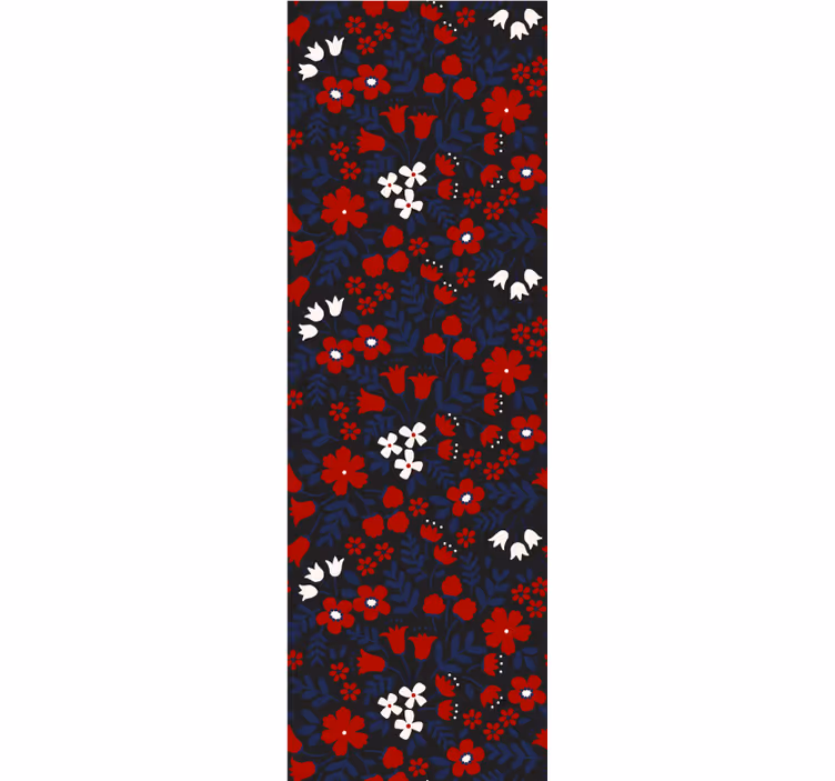 Papel pintado flores vibrante floración floral - TenVinilo