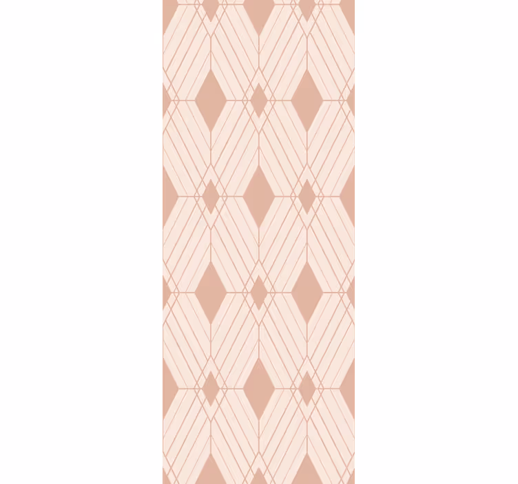 Papel mural geométrico diamantes de decoración pastel - TenVinilo