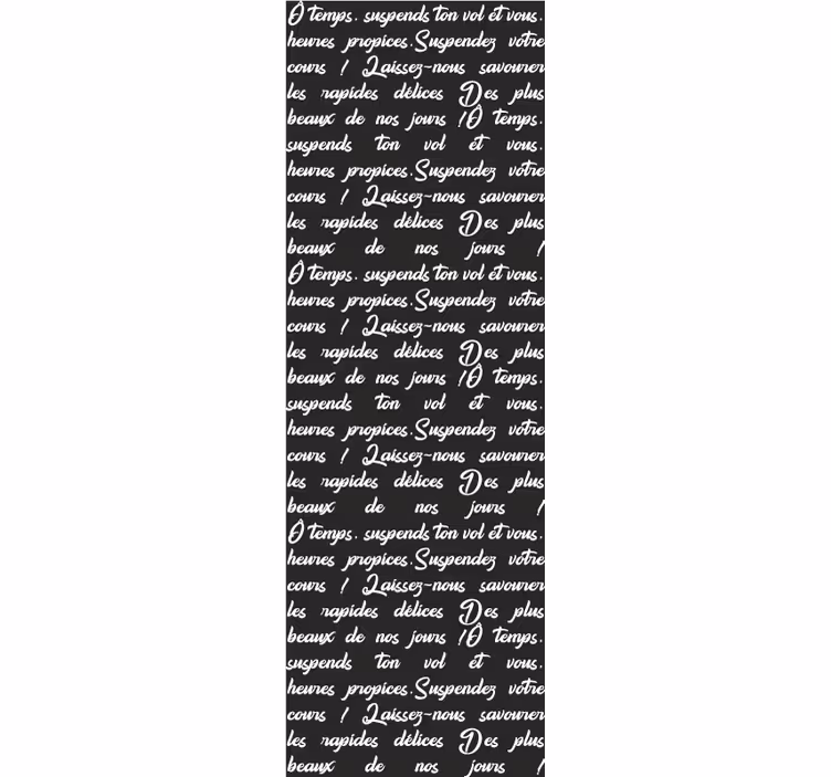 Papel mural letras tipografía de escritura elegante - TenVinilo