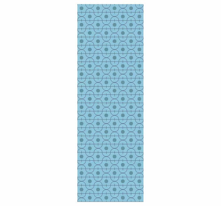 Papel mural azul formas geométricas azules - TenVinilo