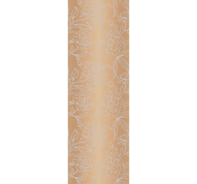 Papel mural floral delicados acentos florales - TenVinilo