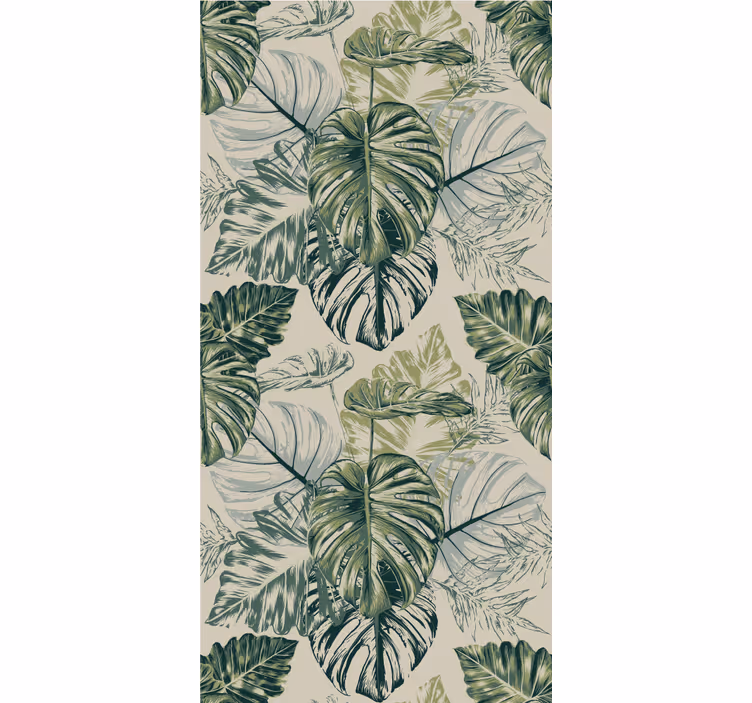 Papel mural naturaleza decoración de exuberante vegetación - TenVinilo